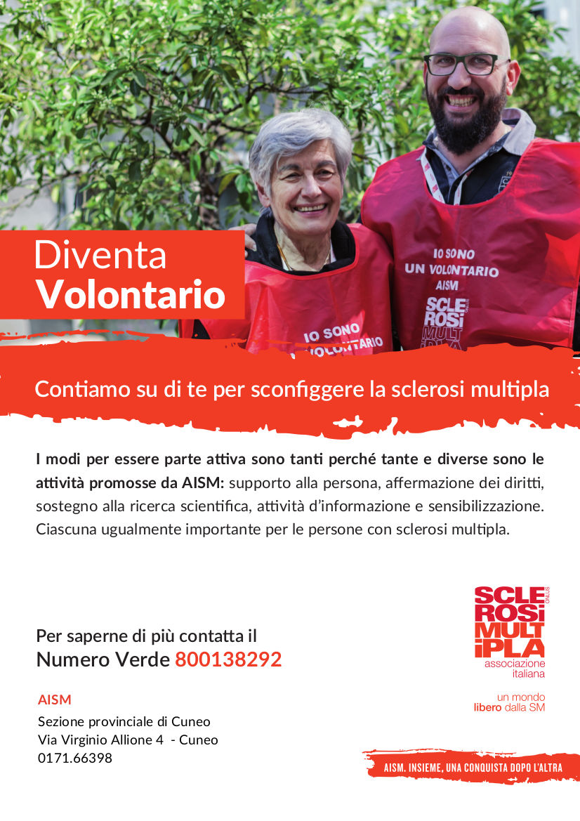 Locandina volontari Cuneo