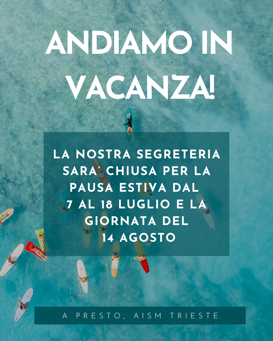 immagine chiusura estiva