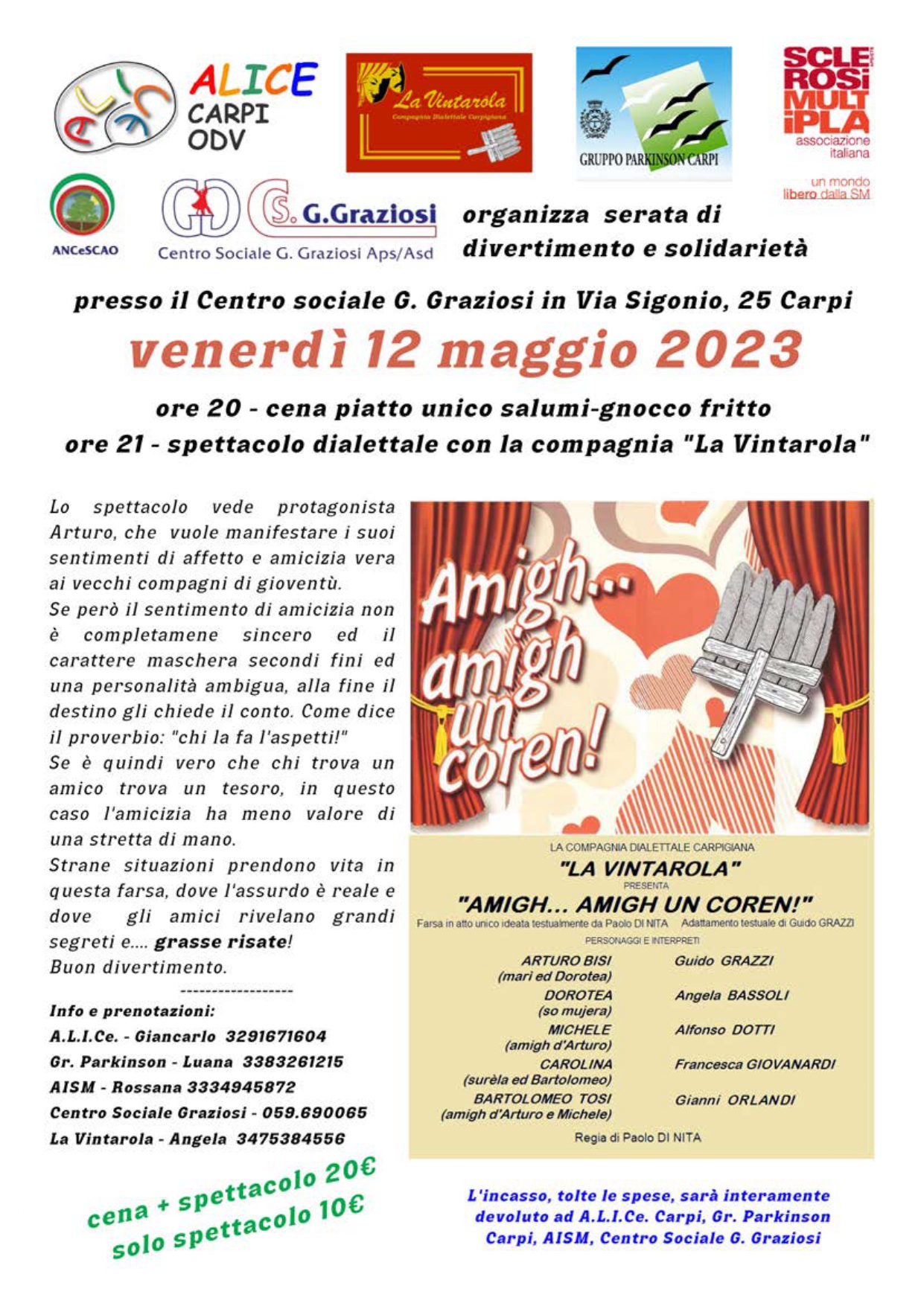 Evento Carpi 12 maggio 2023