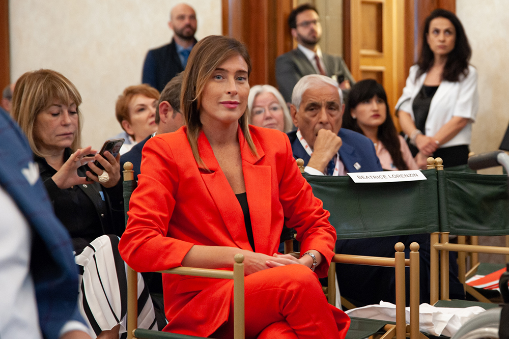 Maria Elena Boschi all'evento AISM 31 MAGGIO 2023