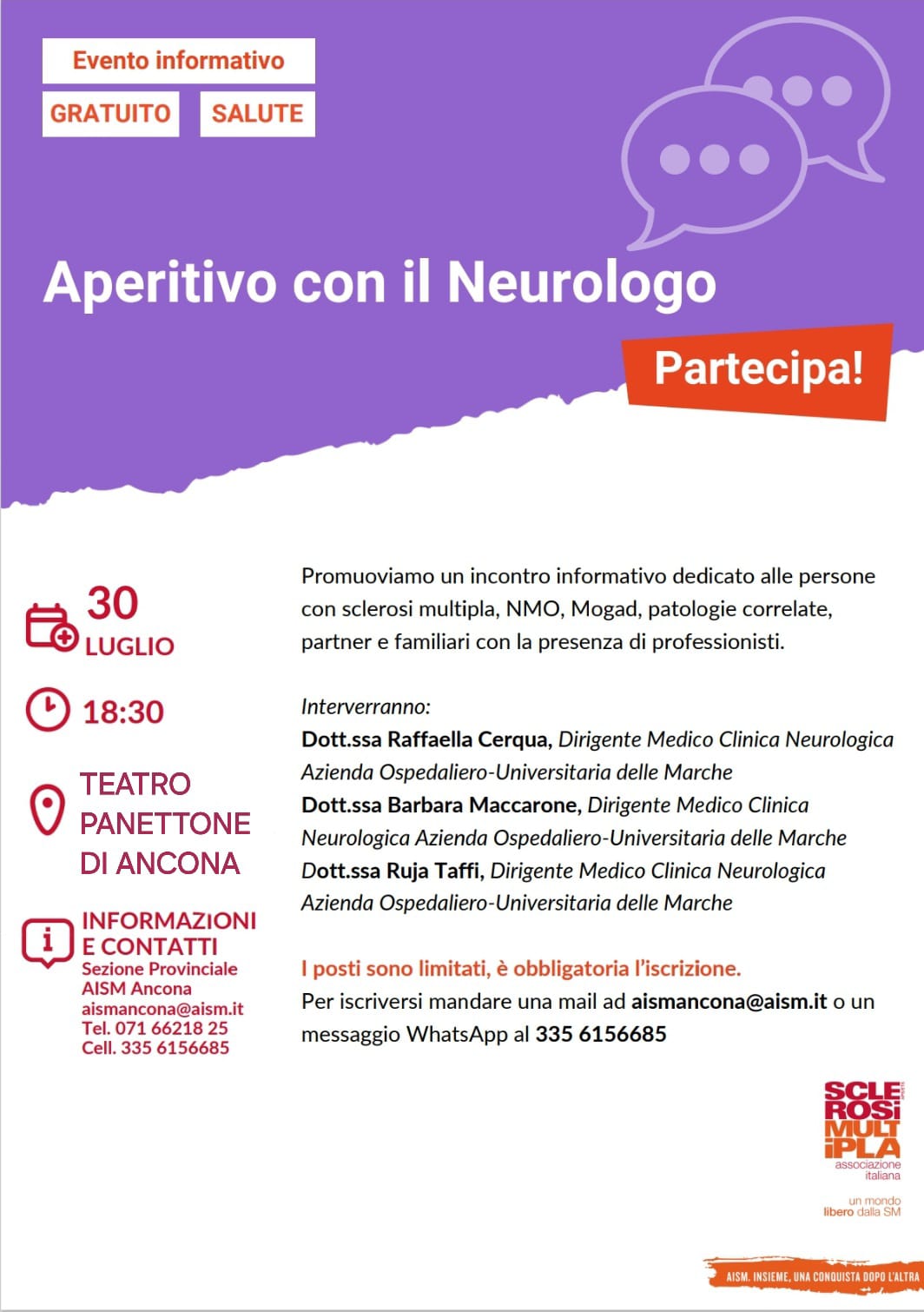 aperitivo con il neurologo