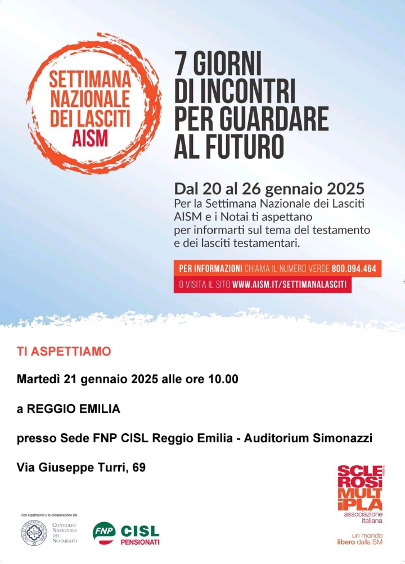 per informazioni e iscrizioni all'evento 349 6326896