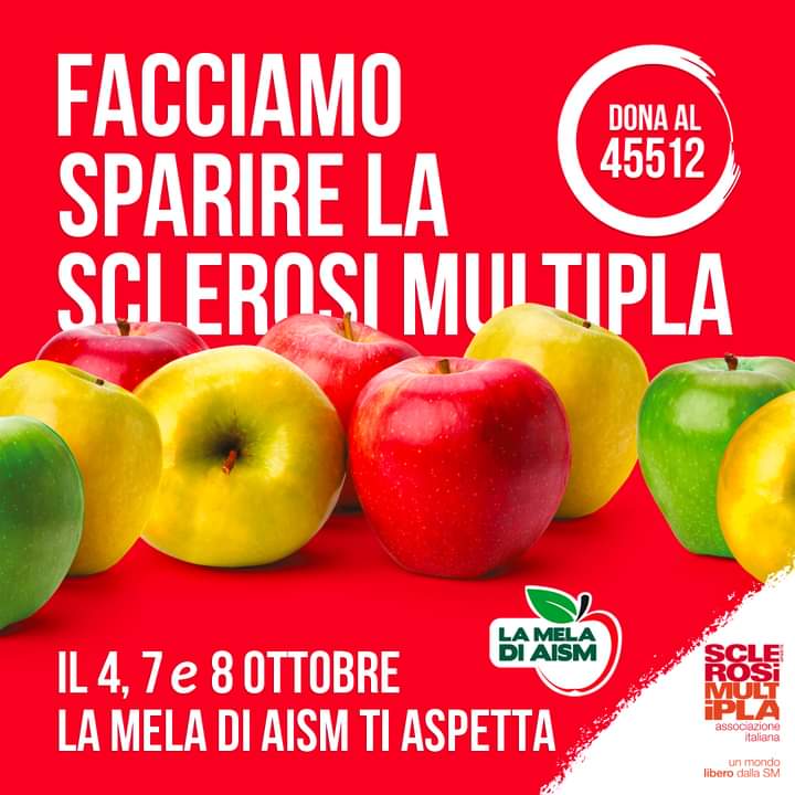 7 e 8 ottobre torna a Salerno e provincia la Mela di AISM