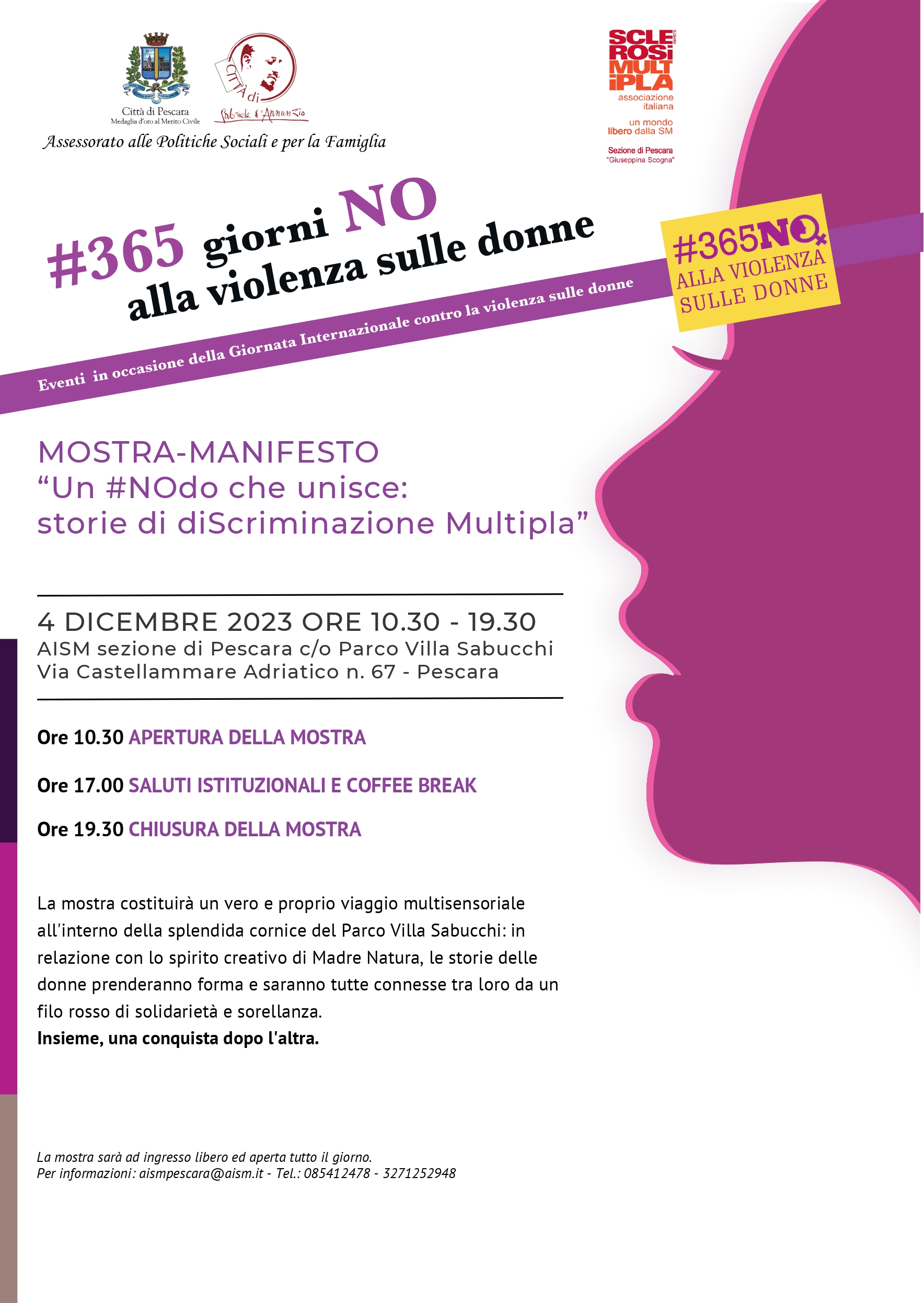 Evento "365 giorni no alla violenza sulle donne"