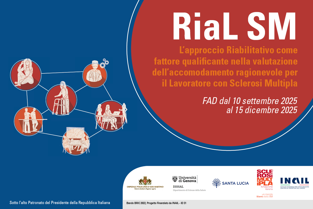 RiAL SM: L’approccio Riabilitativo come fattore qualificante nella valutazione dell’accomodamento ragionevole per il Lavoratore con Sclerosi Multipla