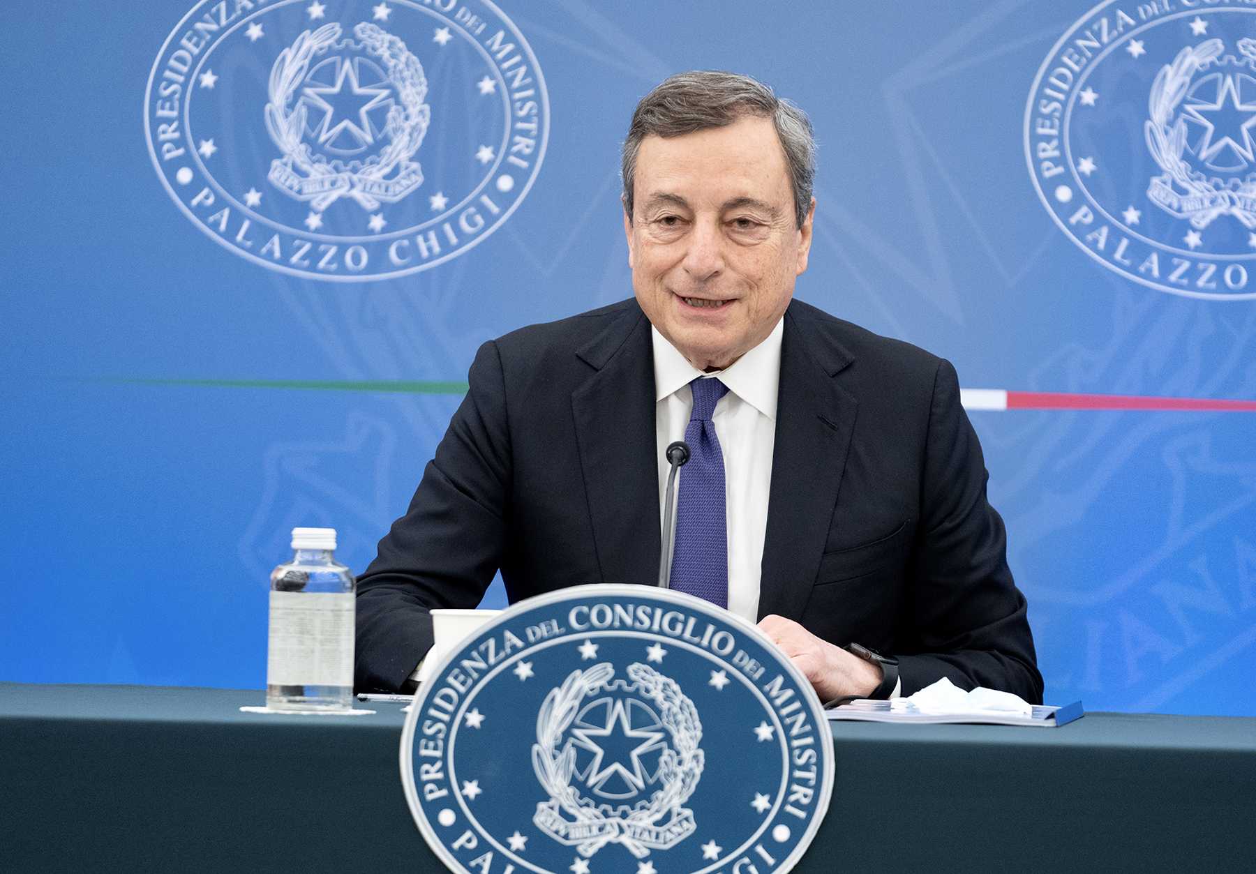 Il Presidente del Consiglio Mario Draghi Il Presidente del Consiglio Mario Draghi